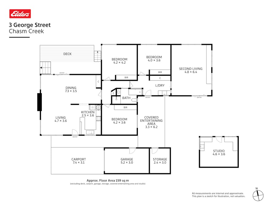 3 George Street, Chasm Creek, TAS, 7321 - Floorplan 1