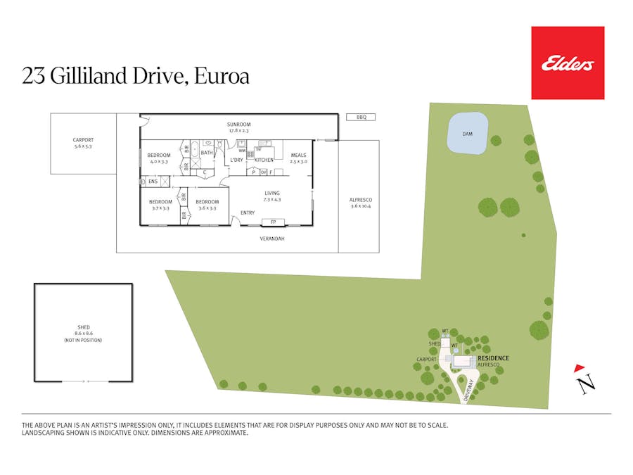 23 Gilliland Road, Euroa, VIC, 3666 - Floorplan 1