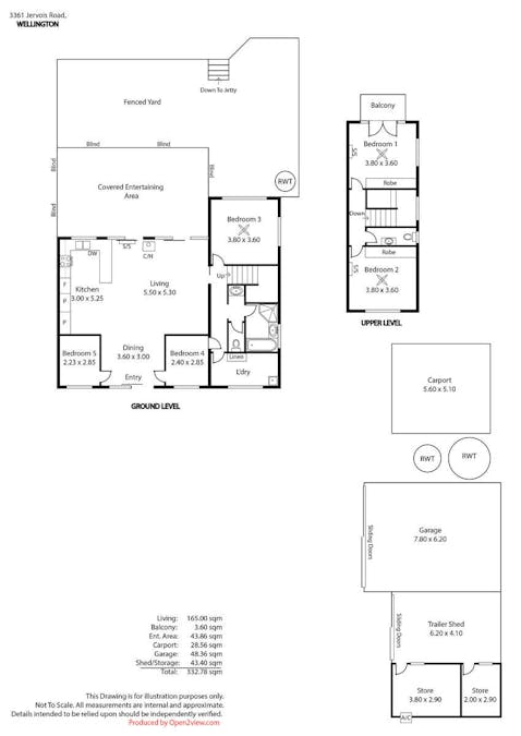 3361 Jervois Road, Wellington, SA, 5259 - Floorplan 1