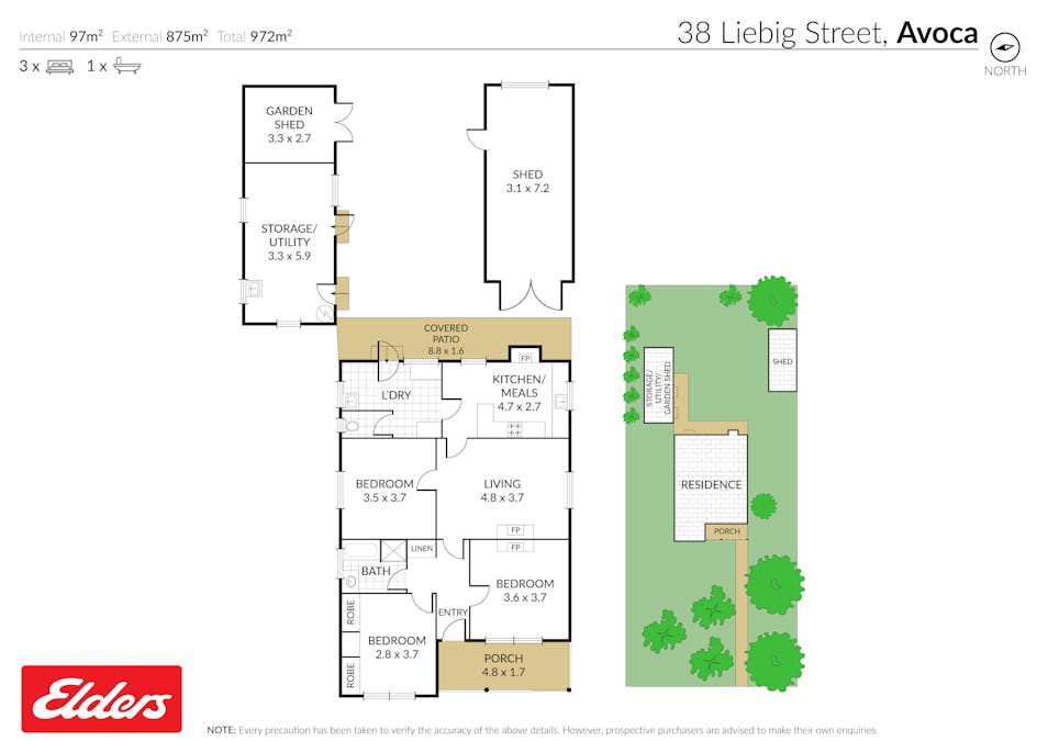38 Liebig Street, Avoca, VIC, 3467 - Floorplan 1