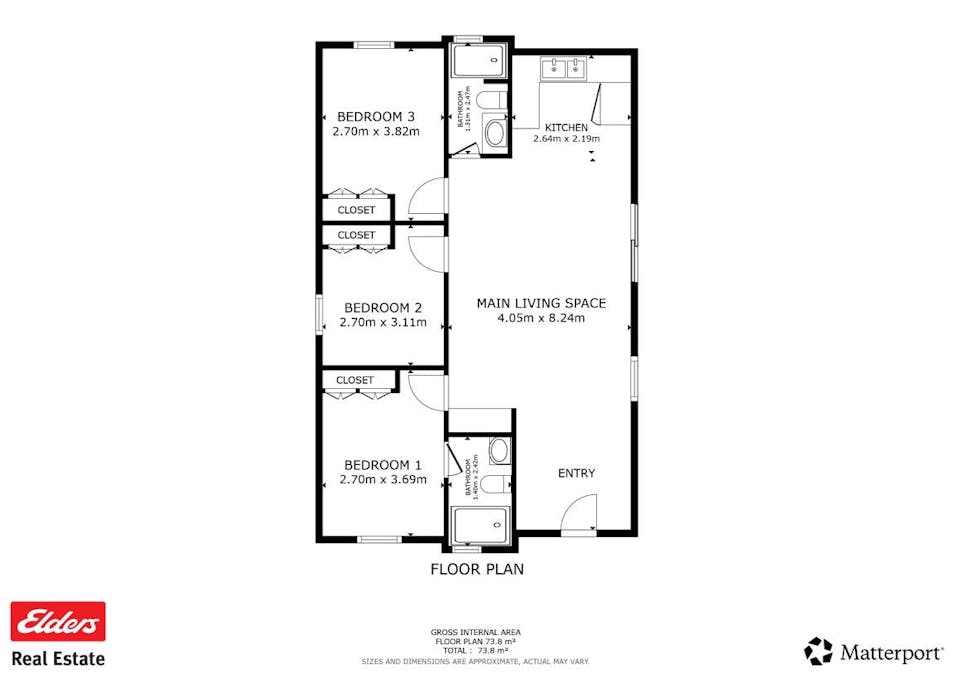279 Duke Street West, Northam, WA, 6401 - Floorplan 1