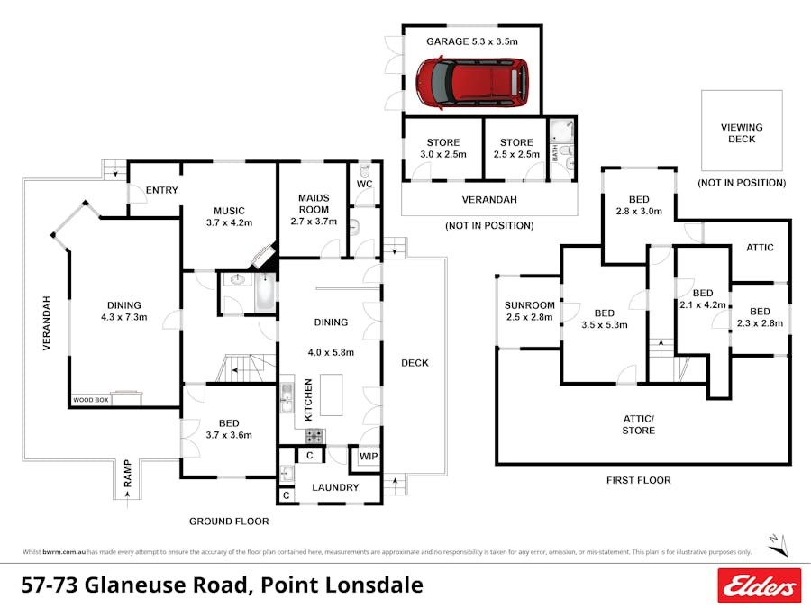 57-73 Glaneuse Road, Point Lonsdale, VIC, 3225 - Floorplan 1