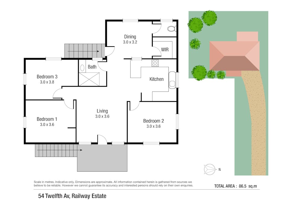 54 Twelfth Avenue, Railway Estate, QLD, 4810 - Floorplan 1