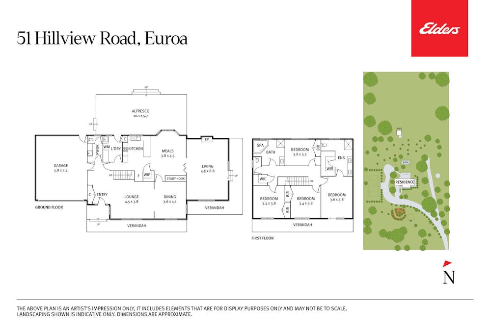 51 Hillview Road, Euroa, VIC, 3666 - Floorplan 1