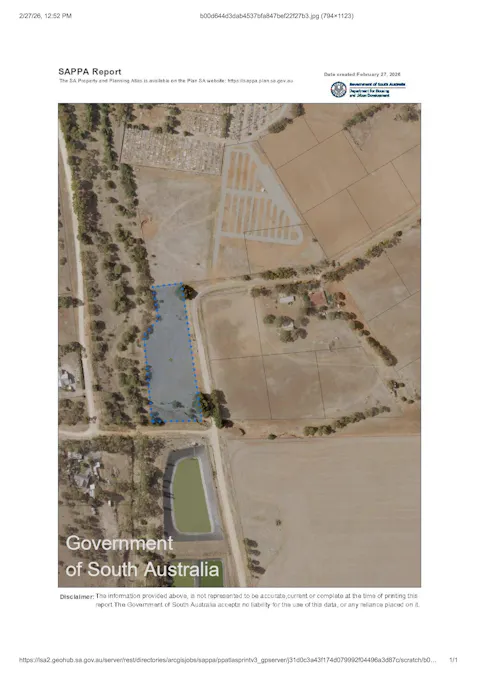 Lot 5 Peacock Street, Burra, SA, 5417 - Floorplan 1