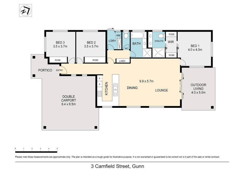 3 Camfield Street, Gunn, NT, 0832 - Floorplan 1