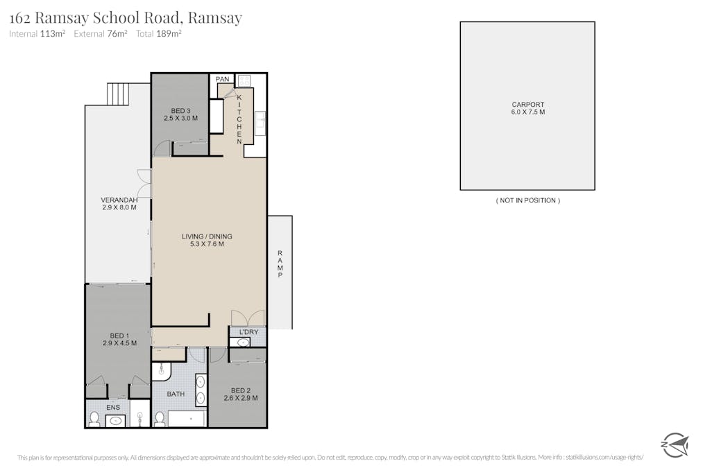 162 Ramsay School Road, Ramsay, QLD, 4358 - Floorplan 1