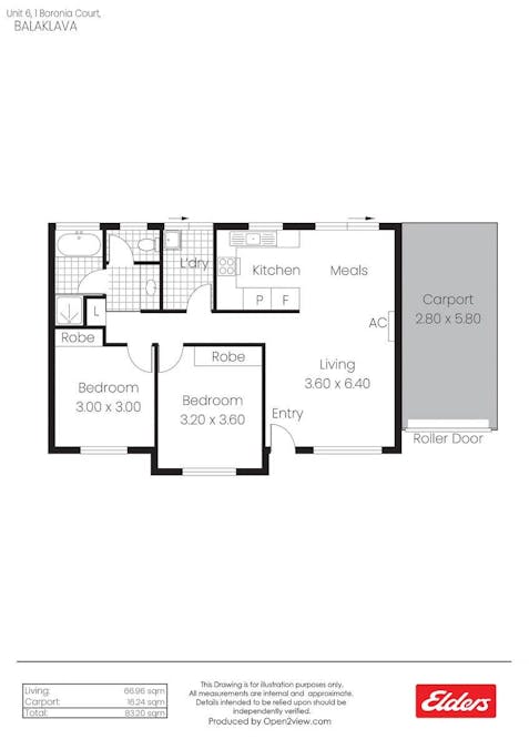 6/1 Boronia Circuit, Balaklava, SA, 5461 - Floorplan 1