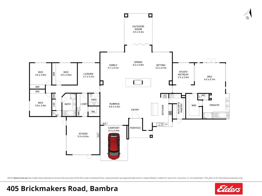 405 Brickmakers Road, Bambra, VIC, 3241 - Floorplan 1