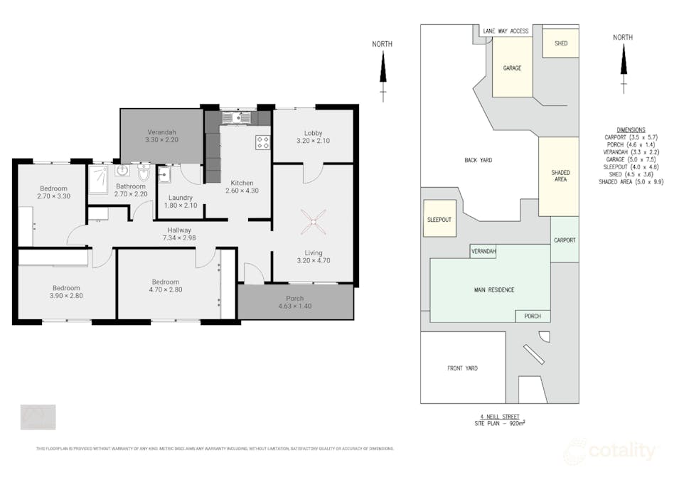 4 Neill Street, Whyalla Playford, SA, 5600 - Floorplan 1