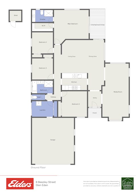 8 Beezley Street, Glen Eden, QLD, 4680 - Floorplan 1