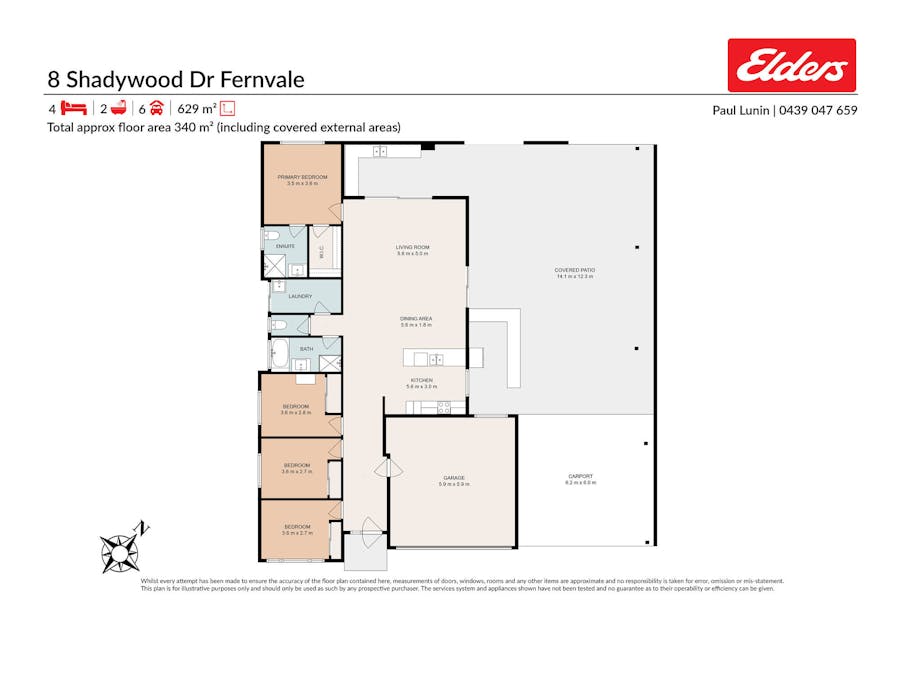 8 Shadywood Drive, Fernvale, QLD, 4306 - Floorplan 1