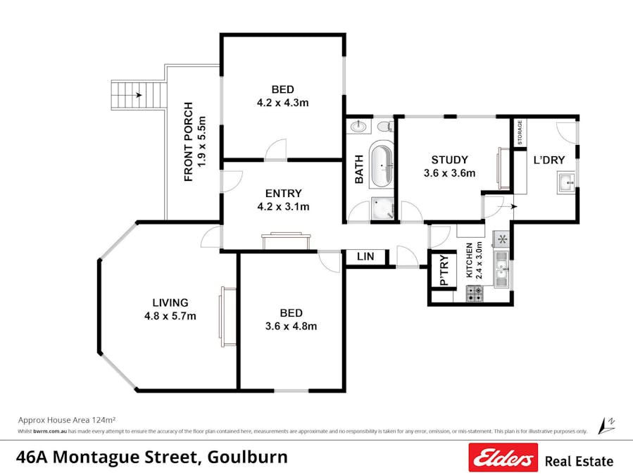 46a Montague Street, Goulburn, NSW, 2580 - Floorplan 1