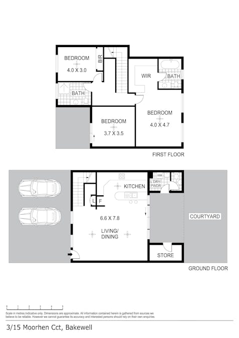 3/15 Moorhen Circuit, Bakewell, NT, 0832 - Floorplan 1