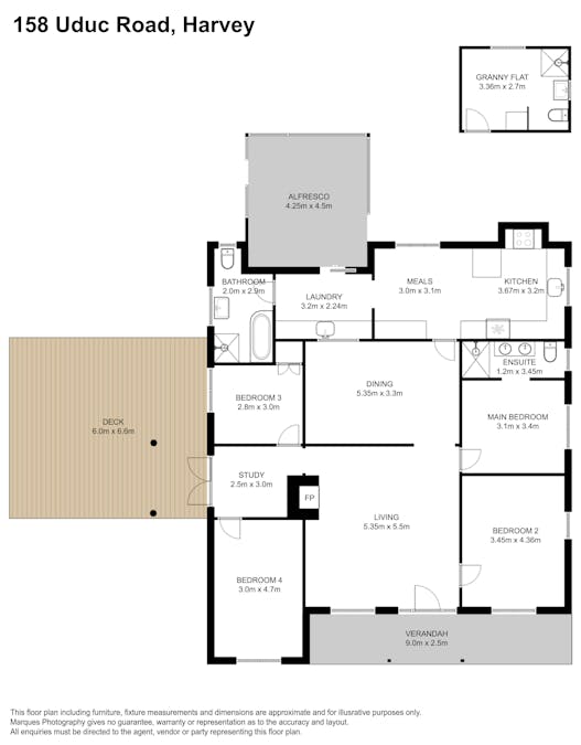 158 Uduc Road, Harvey, WA, 6220 - Floorplan 1
