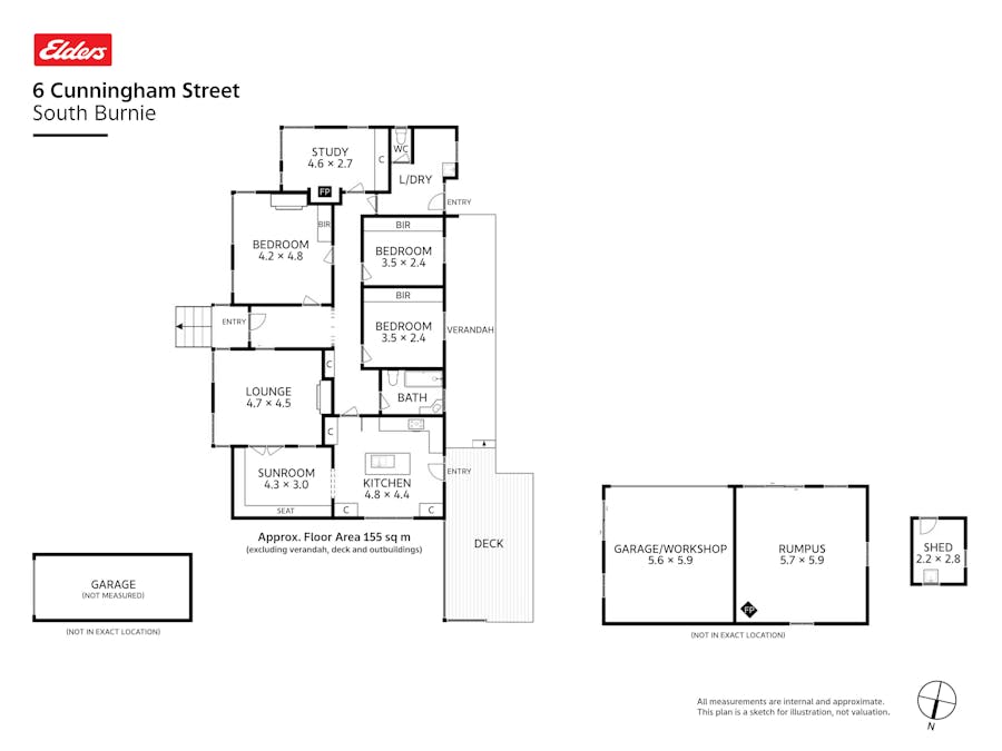 6 Cunningham Street, South Burnie, TAS, 7320 - Floorplan 1