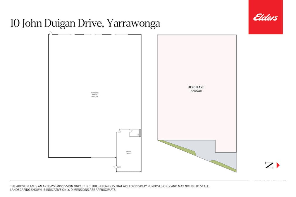 Hangar 10, John Duigan Drive, Yarrawonga, VIC, 3730 - Floorplan 1