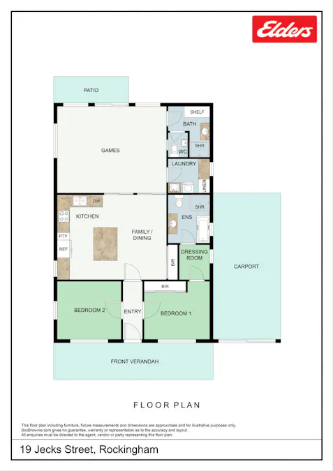19 Jecks Street, Rockingham, WA, 6168 - Floorplan 1