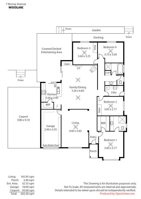 7 Murray Avenue, Woodlane, SA, 5254 - Floorplan 1