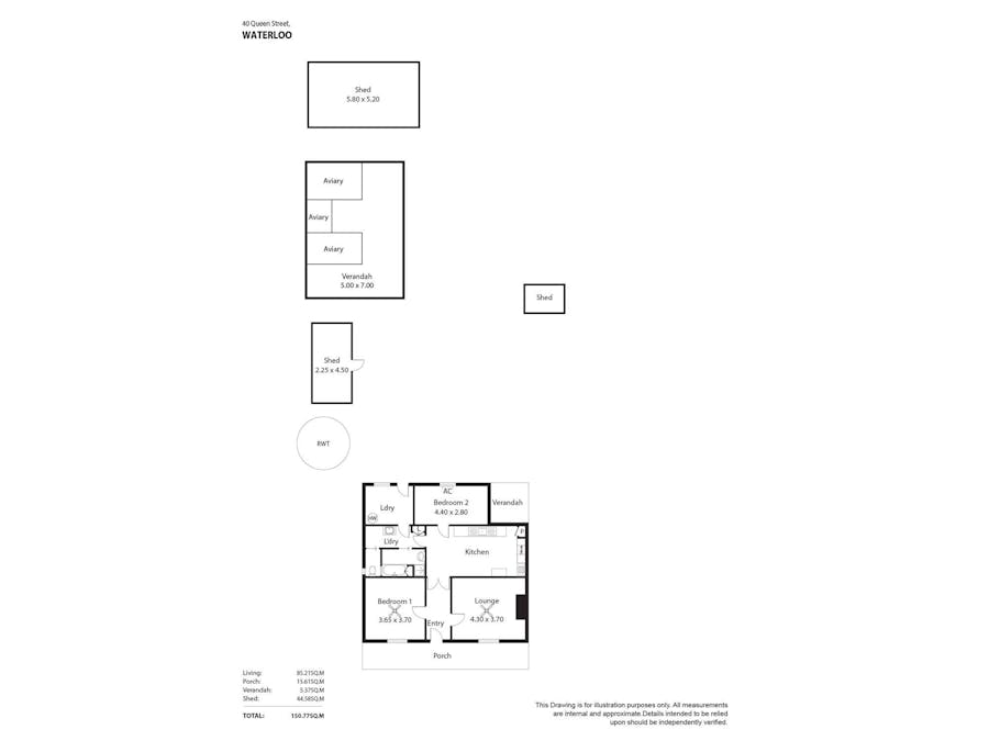 40 Queen Street, Waterloo, SA, 5413 - Floorplan 1