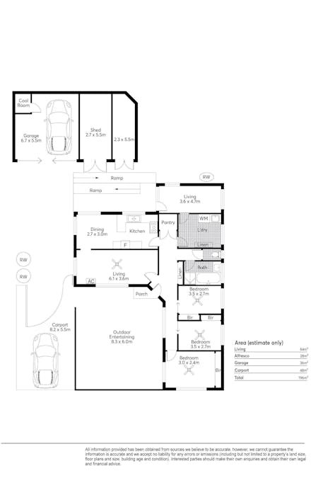 45 Norfolk Avenue, Victor Harbor, SA, 5211 - Floorplan 1