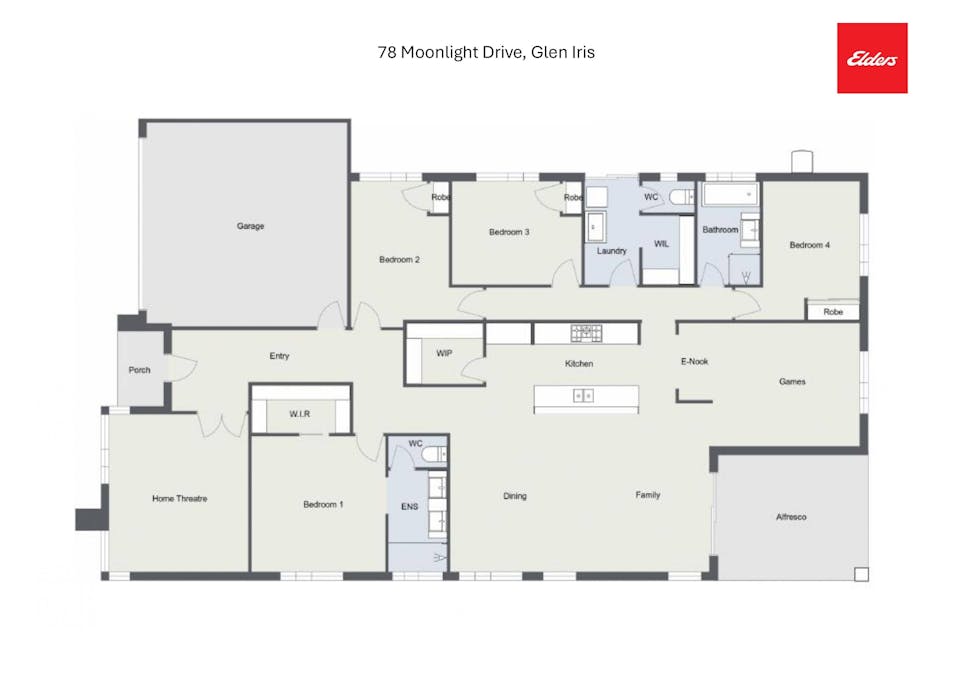 78 Moonlight Drive, Glen Iris, WA, 6230 - Floorplan 1
