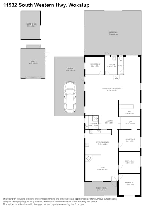 11532 South Western Highway, Wokalup, WA, 6221 - Floorplan 1