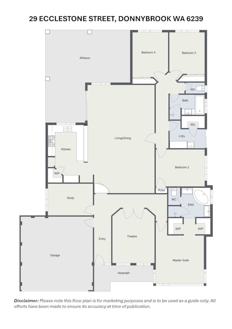 29 Ecclestone Street, Donnybrook, WA, 6239 - Floorplan 1