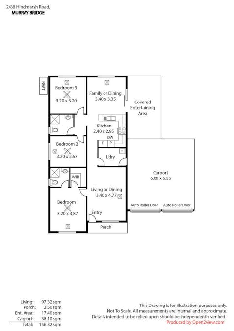 2/88 Hindmarsh Road, Murray Bridge, SA, 5253 - Floorplan 1