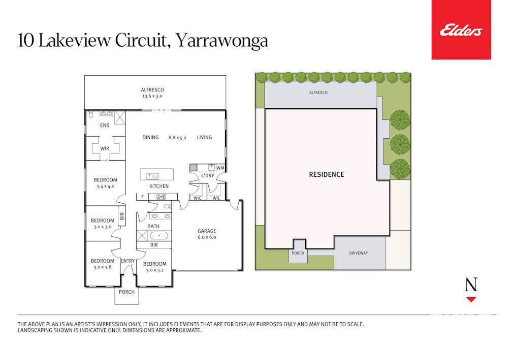 10 Lakeviews Circuit, Yarrawonga, VIC, 3730 - Floorplan 1