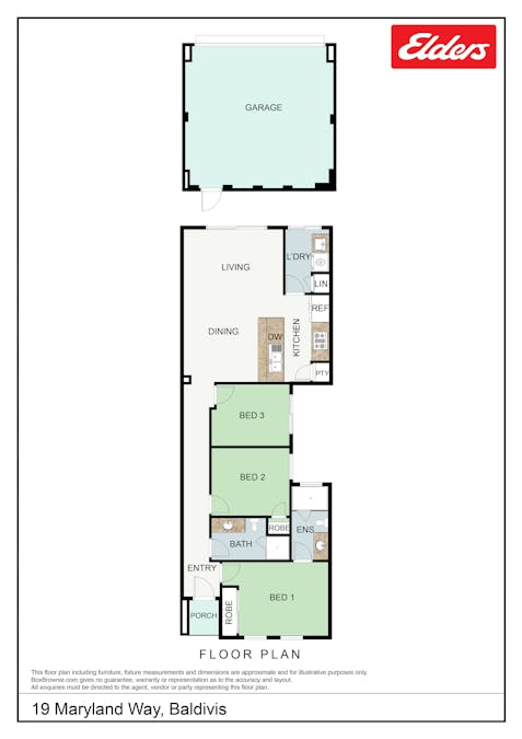 19 Maryland Way, Baldivis, WA, 6171 - Floorplan 1