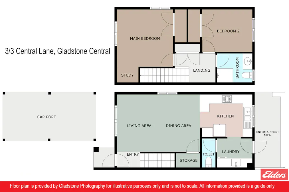 3/3 Central Lane, Gladstone Central, QLD, 4680 - Floorplan 1