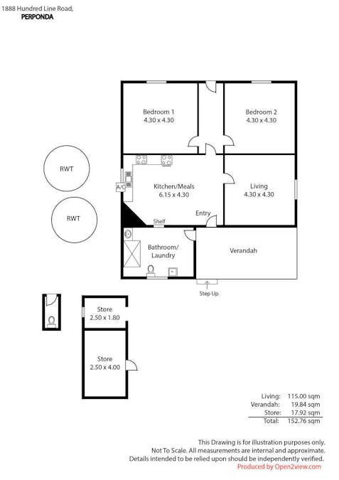 1888 Hundred Line Road, Perponda, SA, 5308 - Floorplan 1