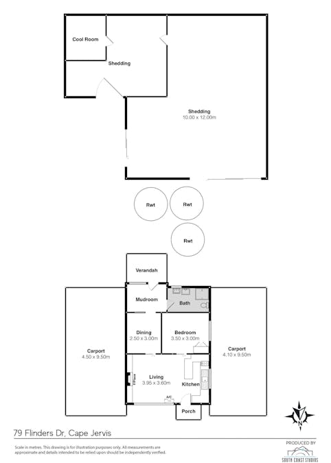 79 Flinders Drive, Cape Jervis, SA, 5204 - Floorplan 1
