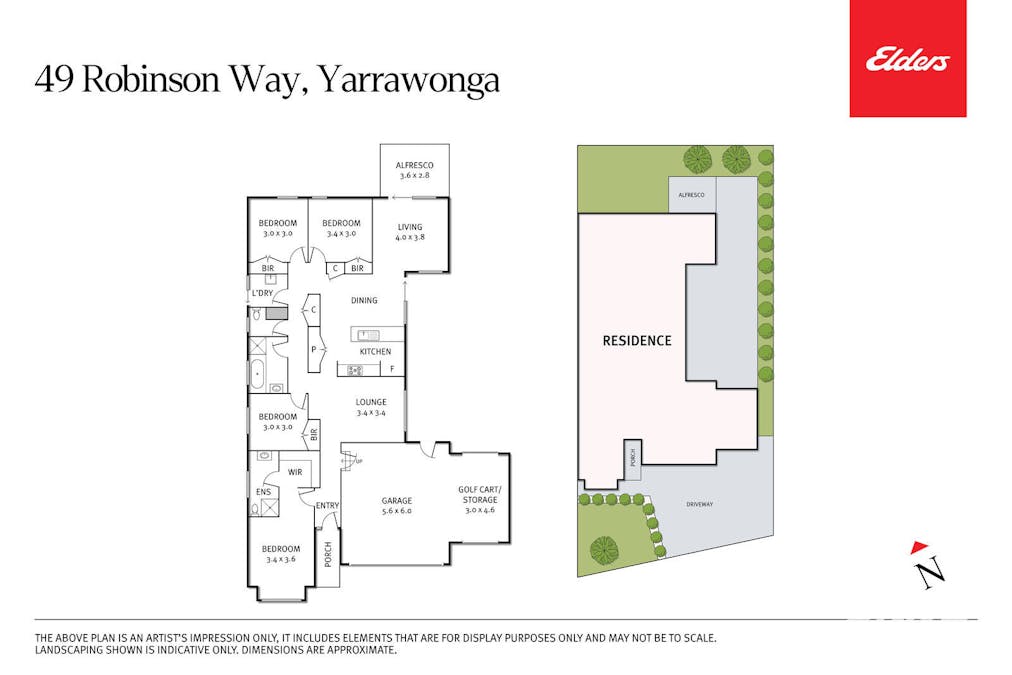 49 Robinson Way, Yarrawonga, VIC, 3730 - Floorplan 1