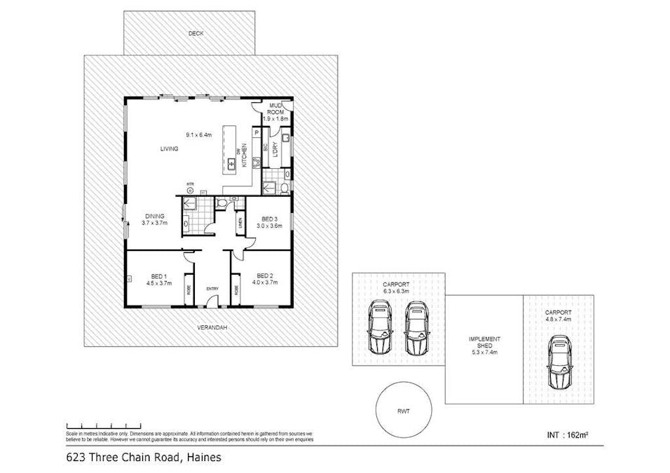 623 Three Chain Road, Haines, SA, 5223 - Floorplan 1