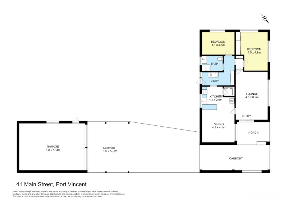 41 Main Street, Port Vincent, SA, 5581 - Floorplan 1