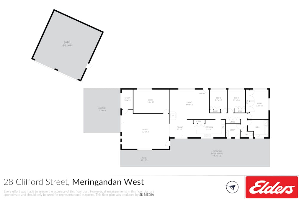28 Clifford Street, Meringandan West, QLD, 4352 - Floorplan 1