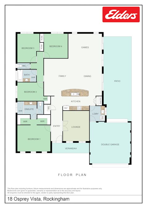 18 Osprey Vista, Rockingham, WA, 6168 - Floorplan 1