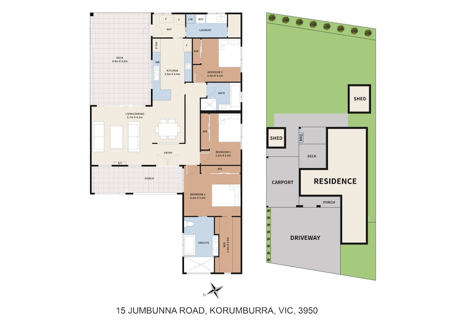 15 Jumbunna Road, Korumburra, VIC, 3950 - Floorplan 1