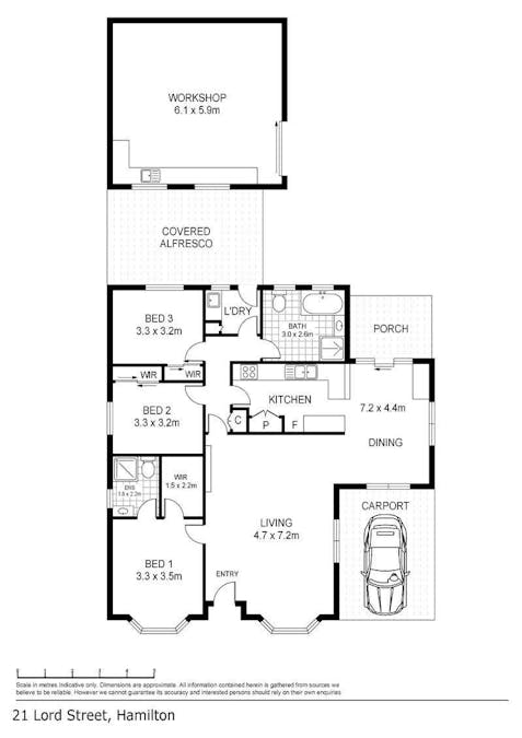 21 Lord Street, Hamilton, VIC, 3300 - Floorplan 1