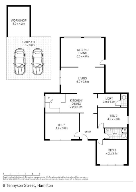 8 Tennyson Street, Hamilton, VIC, 3300 - Floorplan 1