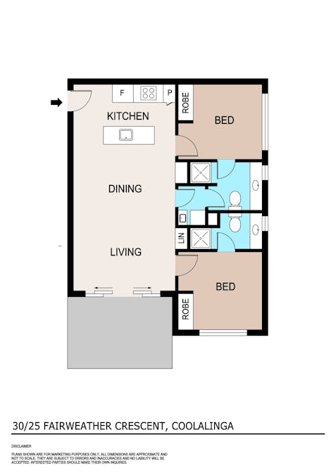 30/25 Fairweather Crescent, Coolalinga, NT, 0839 - Floorplan 1
