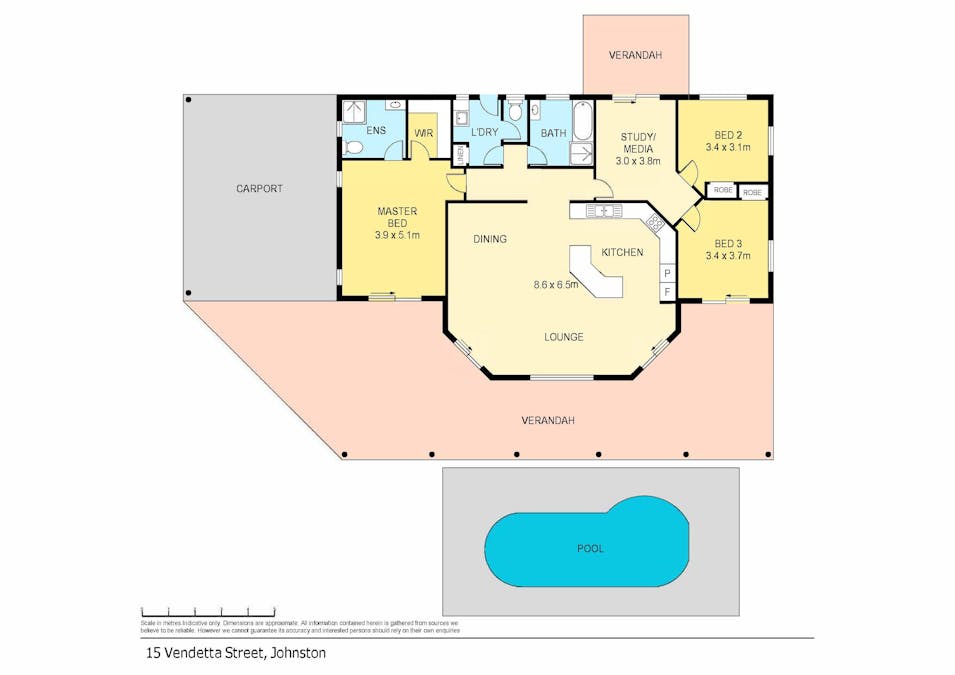 15 Vendetta Crescent, Johnston, NT, 0832 - Floorplan 1
