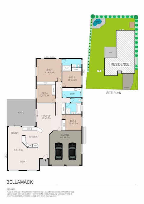 Bellamack, NT, 0832 - Floorplan 1