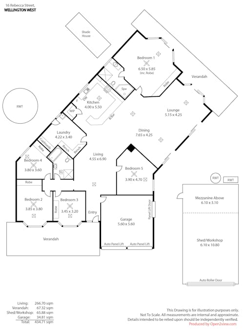 12 Rebecca Street, Wellington East, SA, 5259 - Floorplan 1