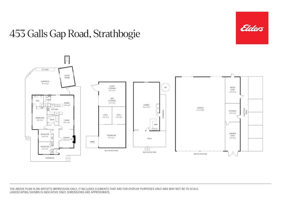 453 Galls Gap Road, Strathbogie, VIC, 3666 - Floorplan 2