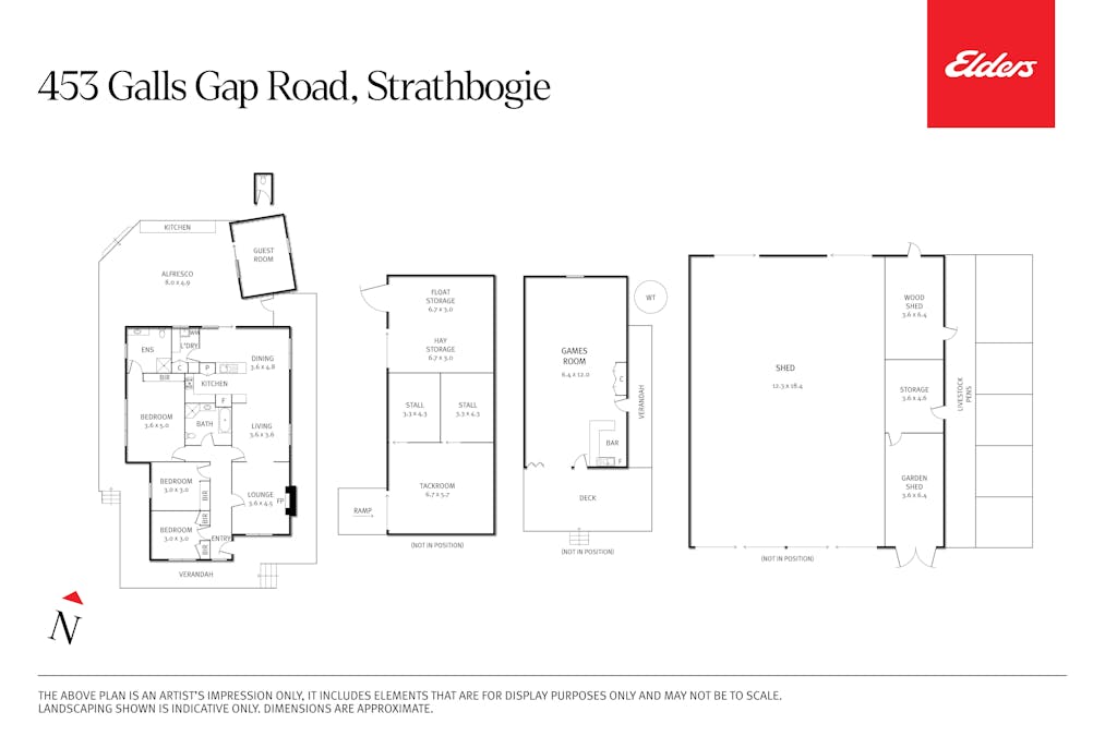 453 Galls Gap Road, Strathbogie, VIC, 3666 - Floorplan 1