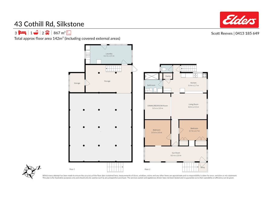 43 Cothill Road, Booval, QLD, 4304 - Floorplan 1
