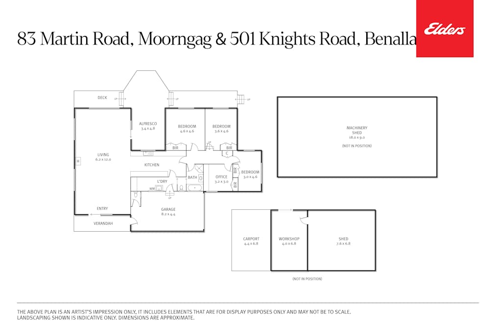 83 Martin Road, Moorngag, VIC, 3673 - Floorplan 1
